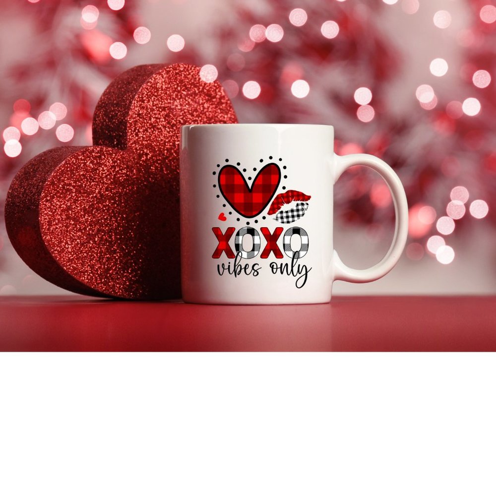 XOXO Vibes Only Ceramic 12 OZ Mug